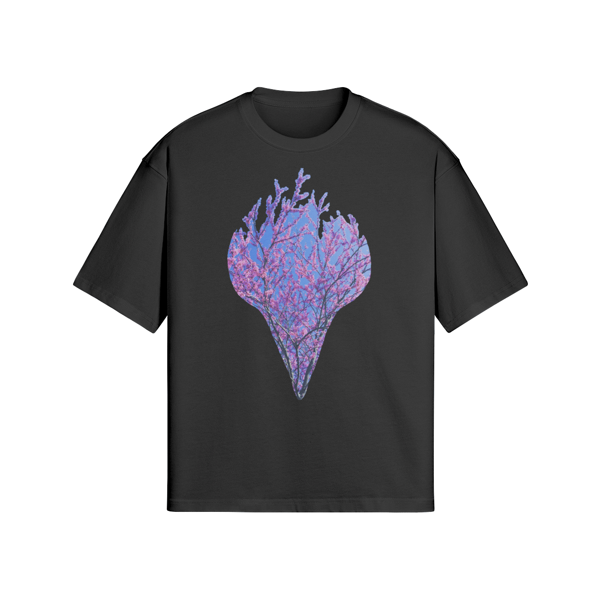 SAKURA ICE CREAM - PREMIUM COTTON BOXY T-SHIRTS - PUYAVENUSTA