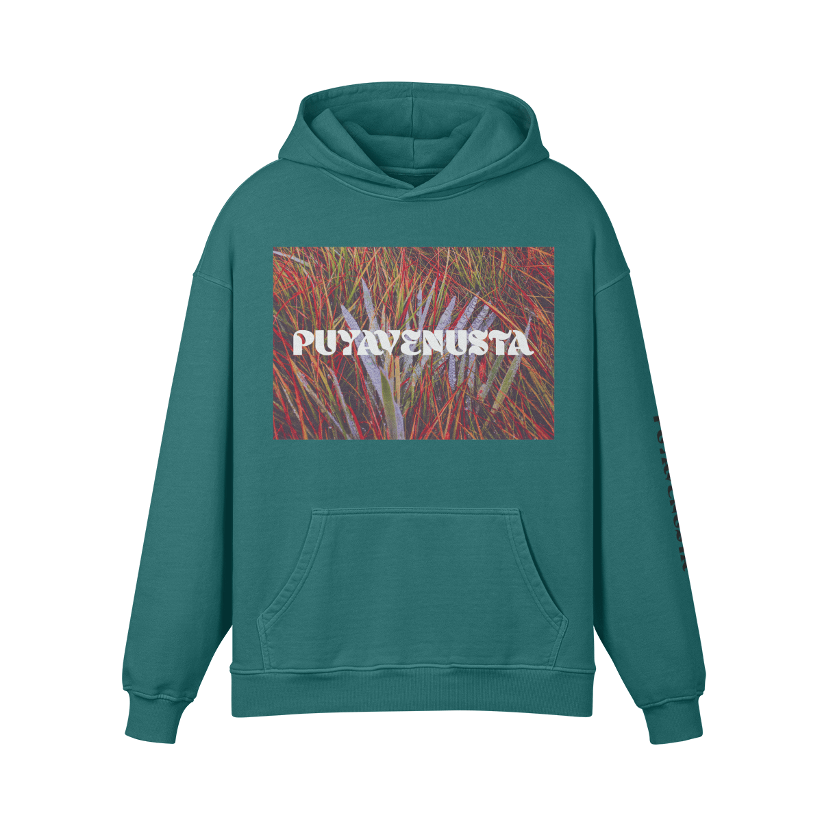 PUYAVENUSTA LOGO X SEA OF FIRE - PREMIUM COTTON HOODIE - PUYAVENUSTA