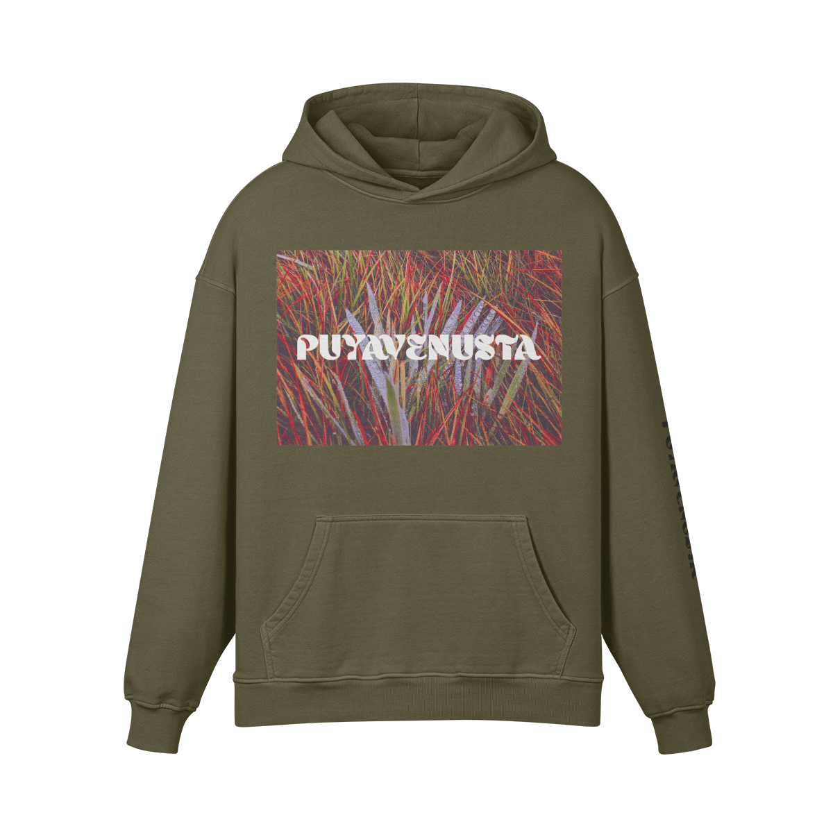 PUYAVENUSTA LOGO X SEA OF FIRE - PREMIUM COTTON HOODIE - PUYAVENUSTA