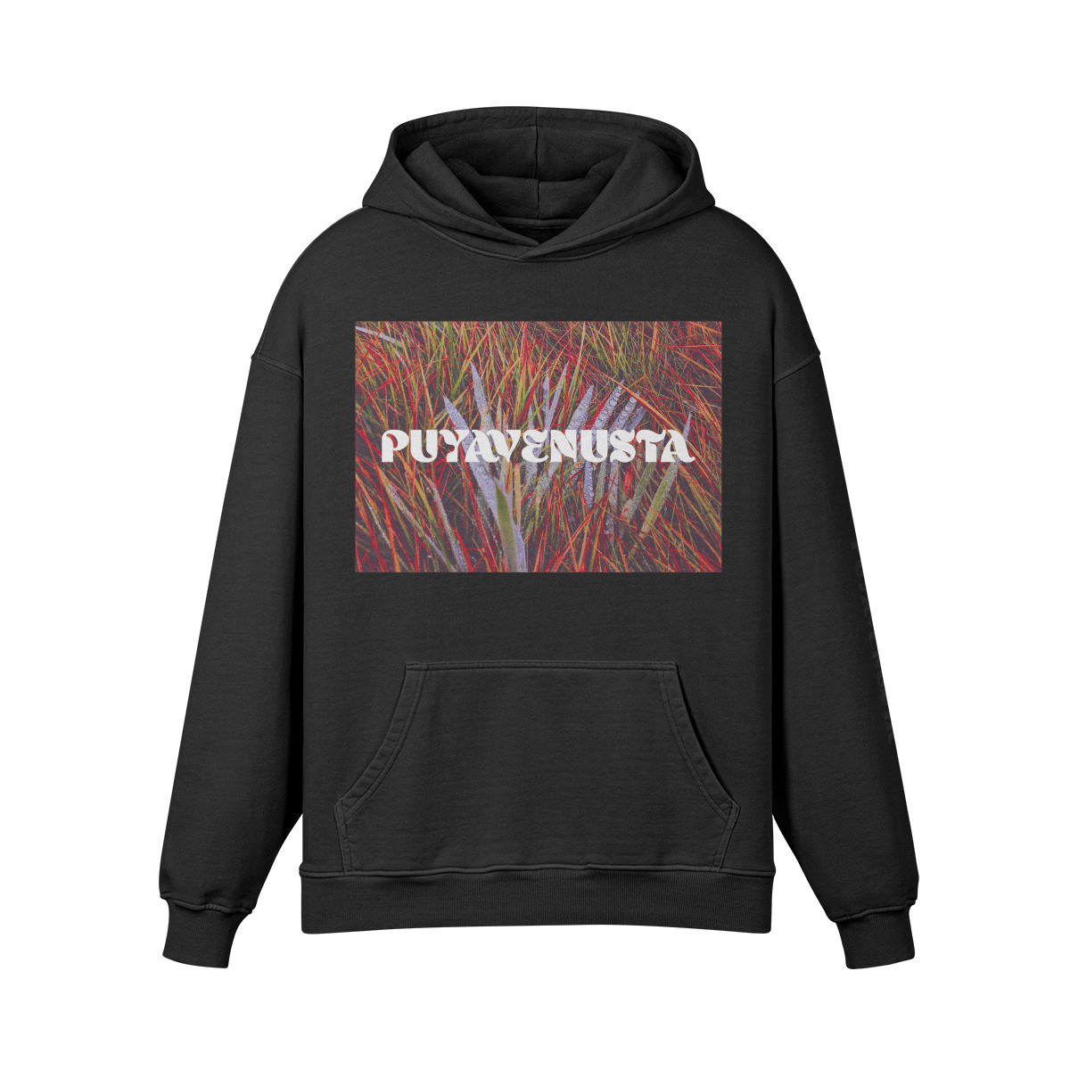 PUYAVENUSTA LOGO X SEA OF FIRE - PREMIUM COTTON HOODIE - PUYAVENUSTA