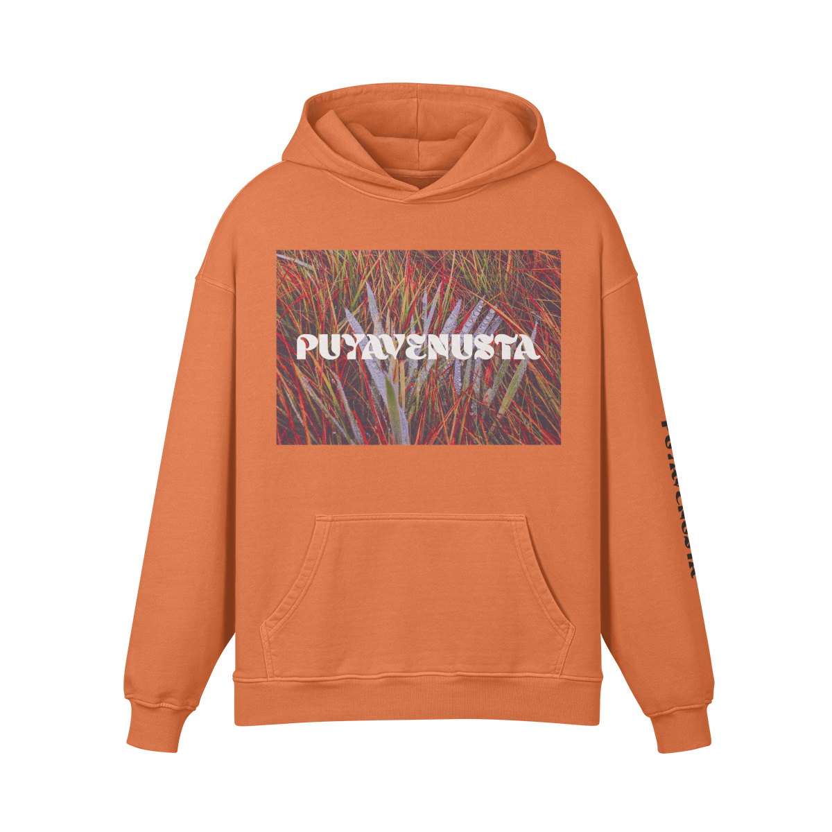 PUYAVENUSTA LOGO X SEA OF FIRE - PREMIUM COTTON HOODIE - PUYAVENUSTA