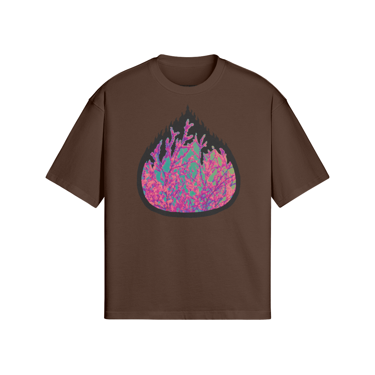 RIO FLAMES - PREMIUM COTTON BOXY T-SHIRT - PUYAVENUSTA
