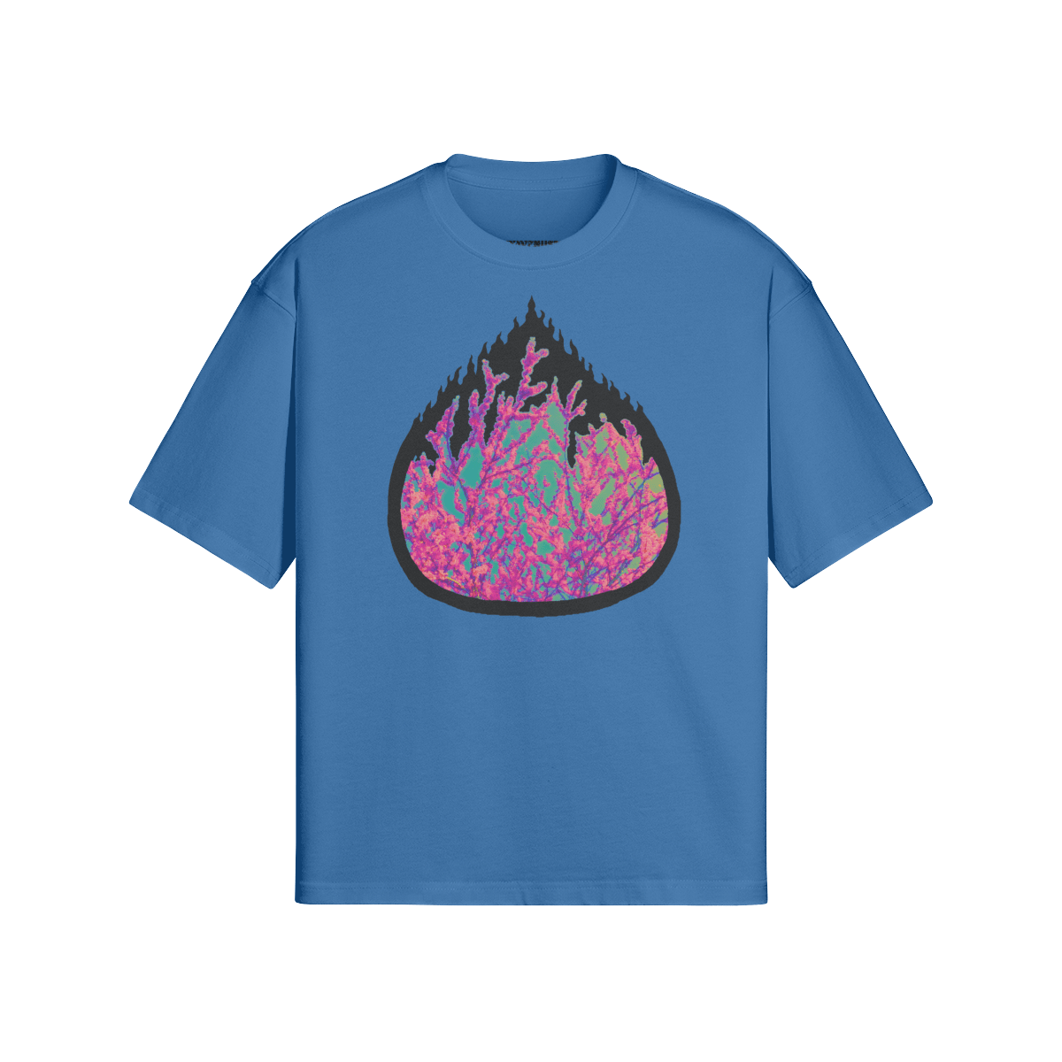 RIO FLAMES - PREMIUM COTTON BOXY T-SHIRT - PUYAVENUSTA