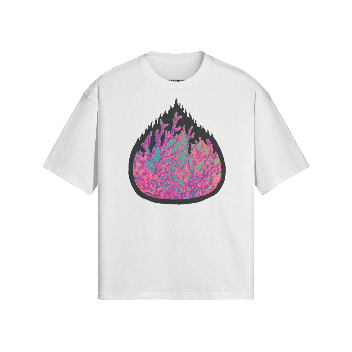 RIO FLAMES - PREMIUM COTTON BOXY T-SHIRT - PUYAVENUSTA