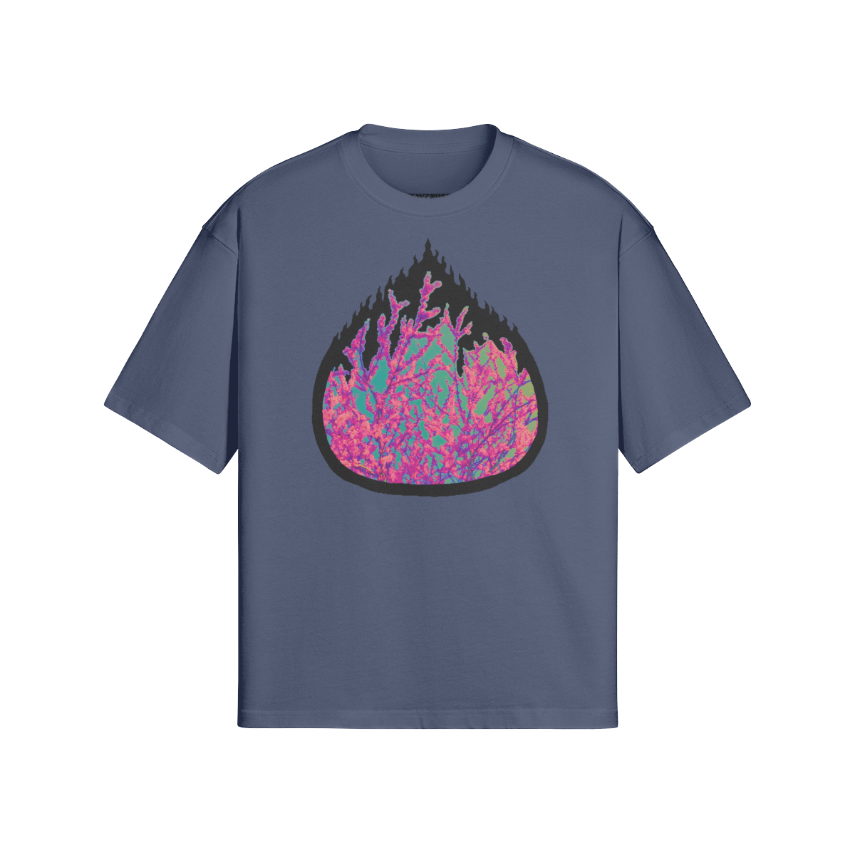 RIO FLAMES - PREMIUM COTTON BOXY T-SHIRT - PUYAVENUSTA