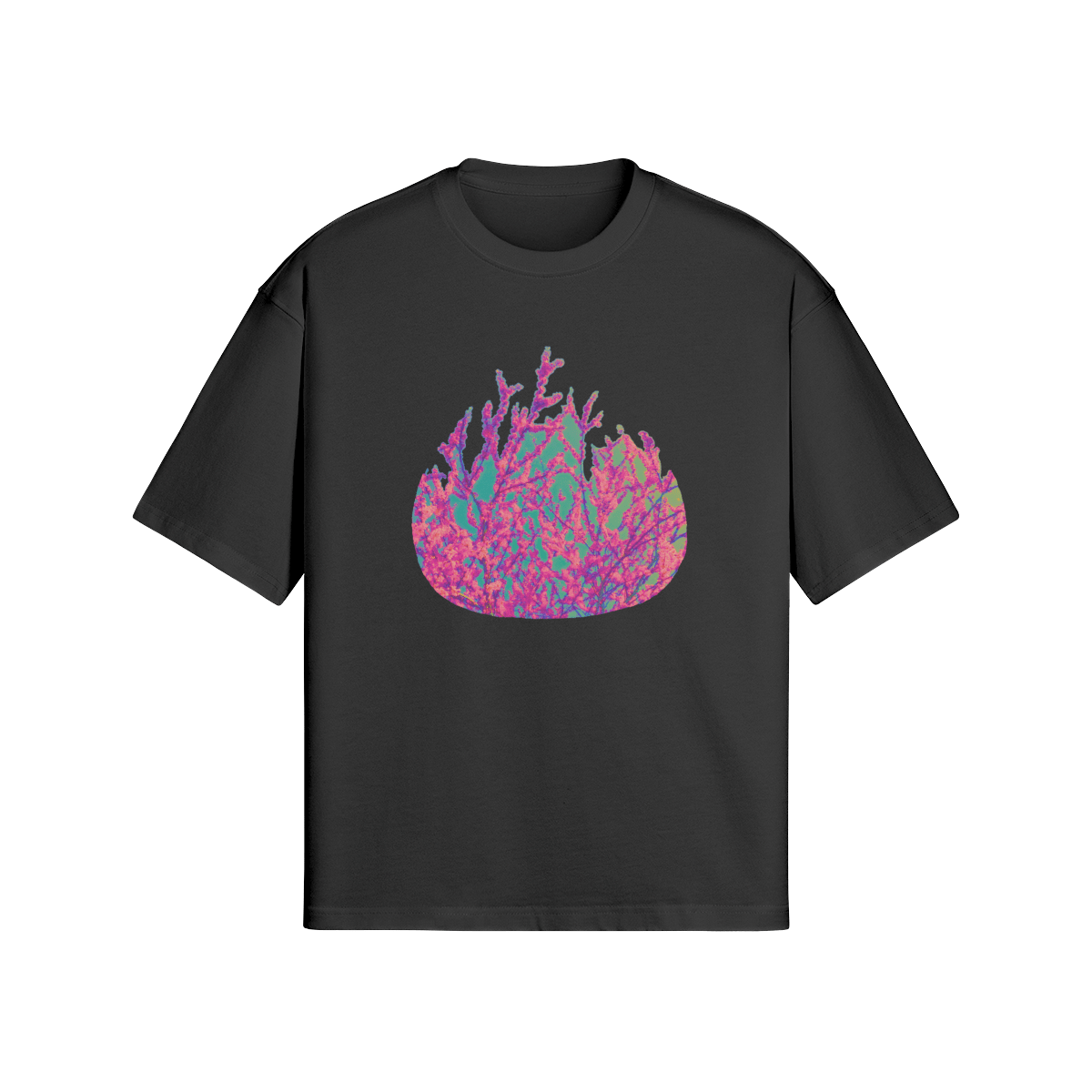 RIO FLAMES - PREMIUM COTTON BOXY T-SHIRT - PUYAVENUSTA