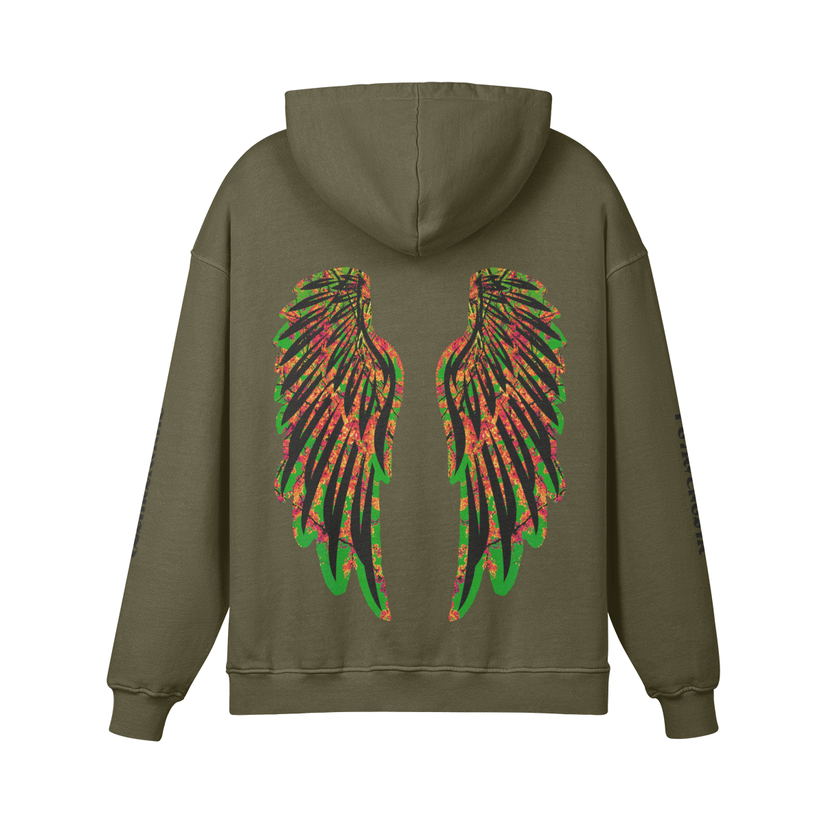 HAWLUCHITO (Wings Open) - PREMIUM COTTON HOODIE - PUYAVENUSTA