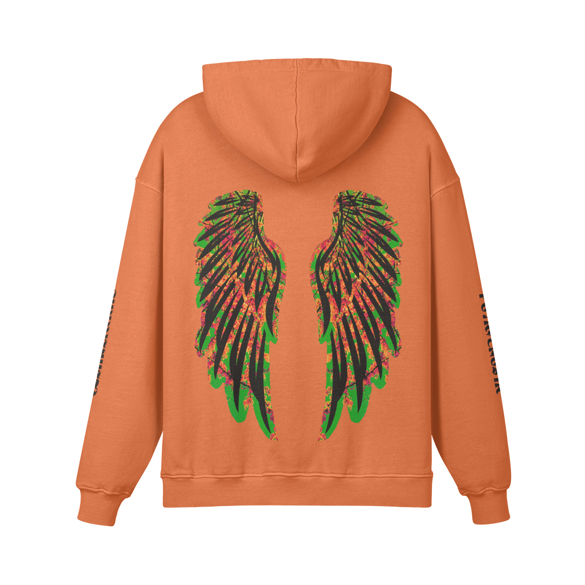 HAWLUCHITO (Wings Open) - PREMIUM COTTON HOODIE - PUYAVENUSTA