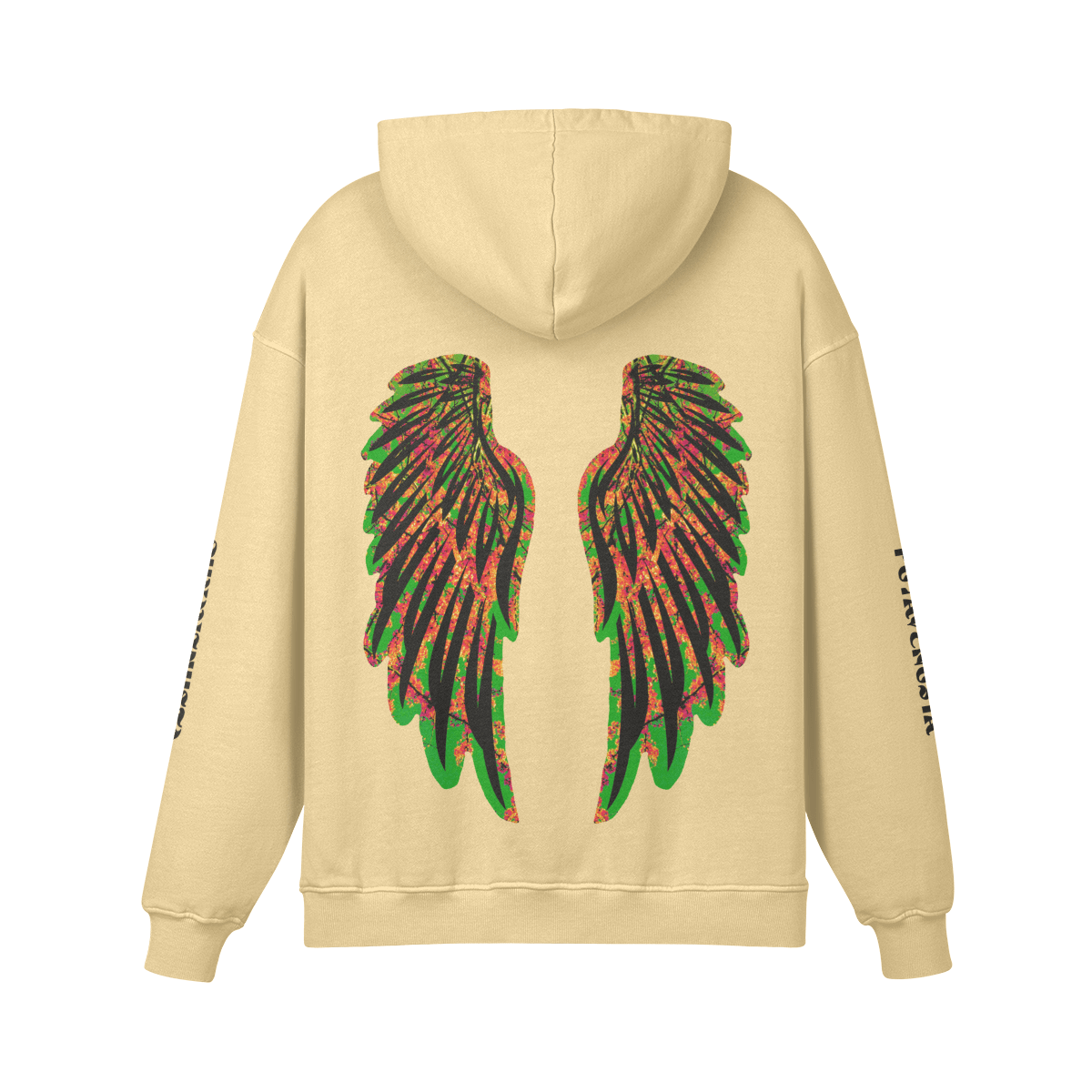 HAWLUCHITO (Wings Open) - PREMIUM COTTON HOODIE - PUYAVENUSTA