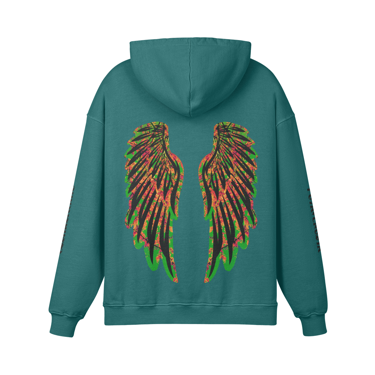 HAWLUCHITO (Wings Open) - PREMIUM COTTON HOODIE - PUYAVENUSTA