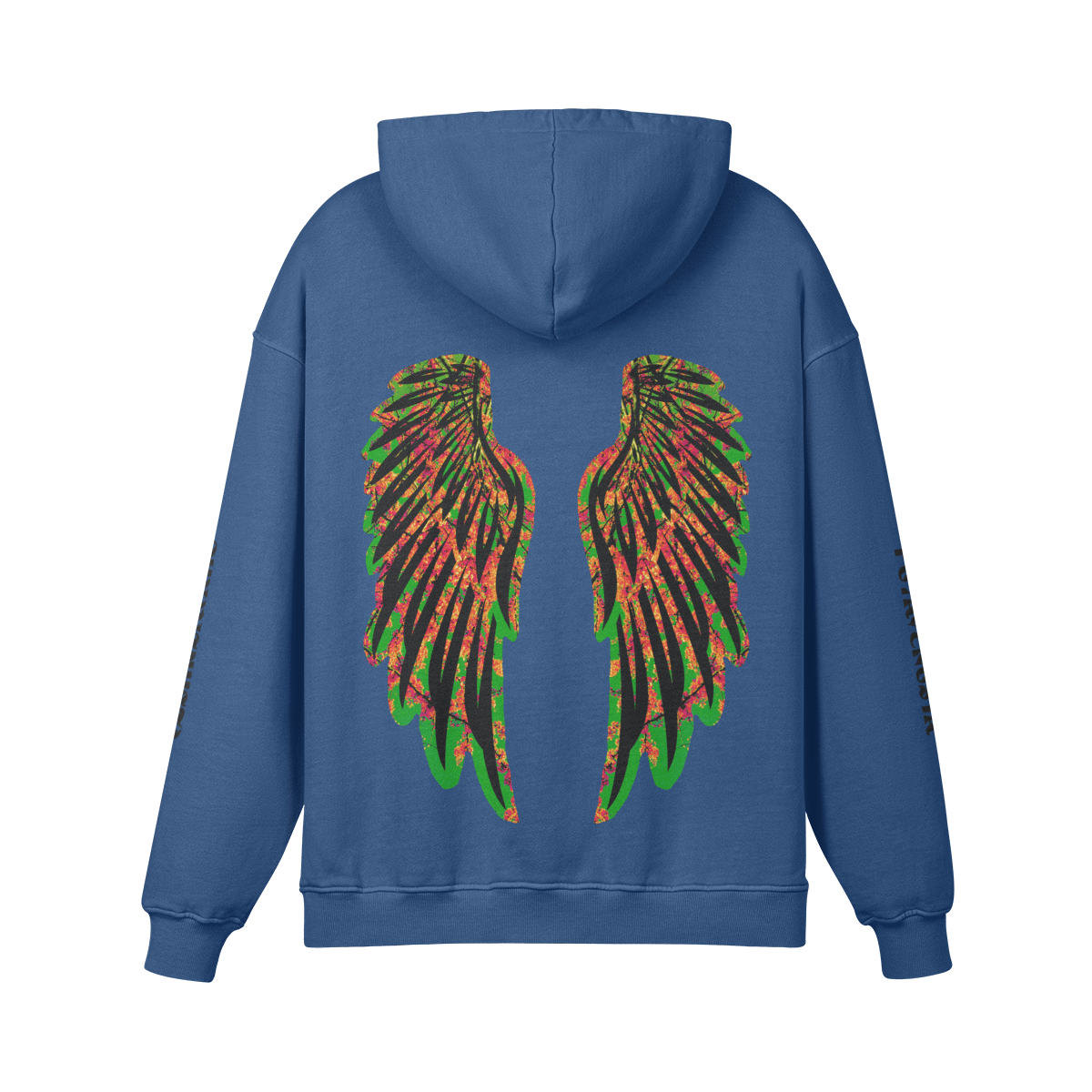 HAWLUCHITO (Wings Open) - PREMIUM COTTON HOODIE - PUYAVENUSTA