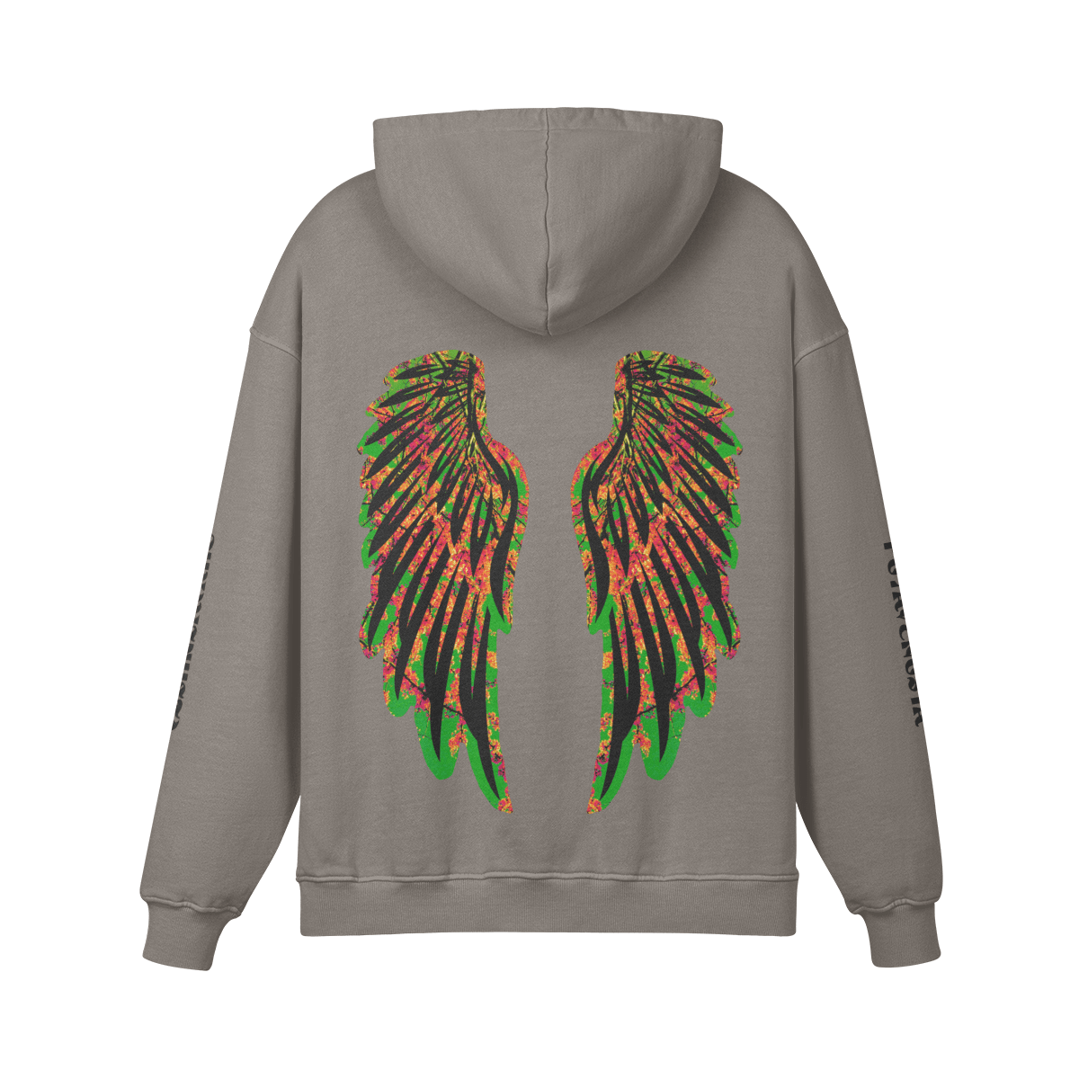 HAWLUCHITO (Wings Open) - PREMIUM COTTON HOODIE - PUYAVENUSTA