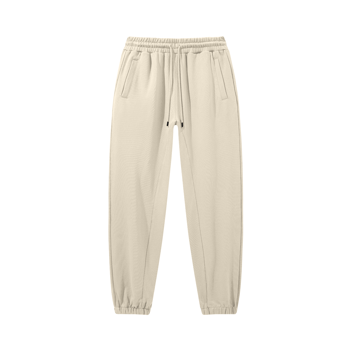 Heavyweight Baggy Sweatpants WHITE LOGO - PUYAVENUSTA