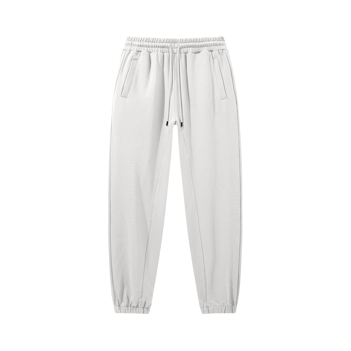 Heavyweight Baggy Sweatpants WHITE LOGO - PUYAVENUSTA