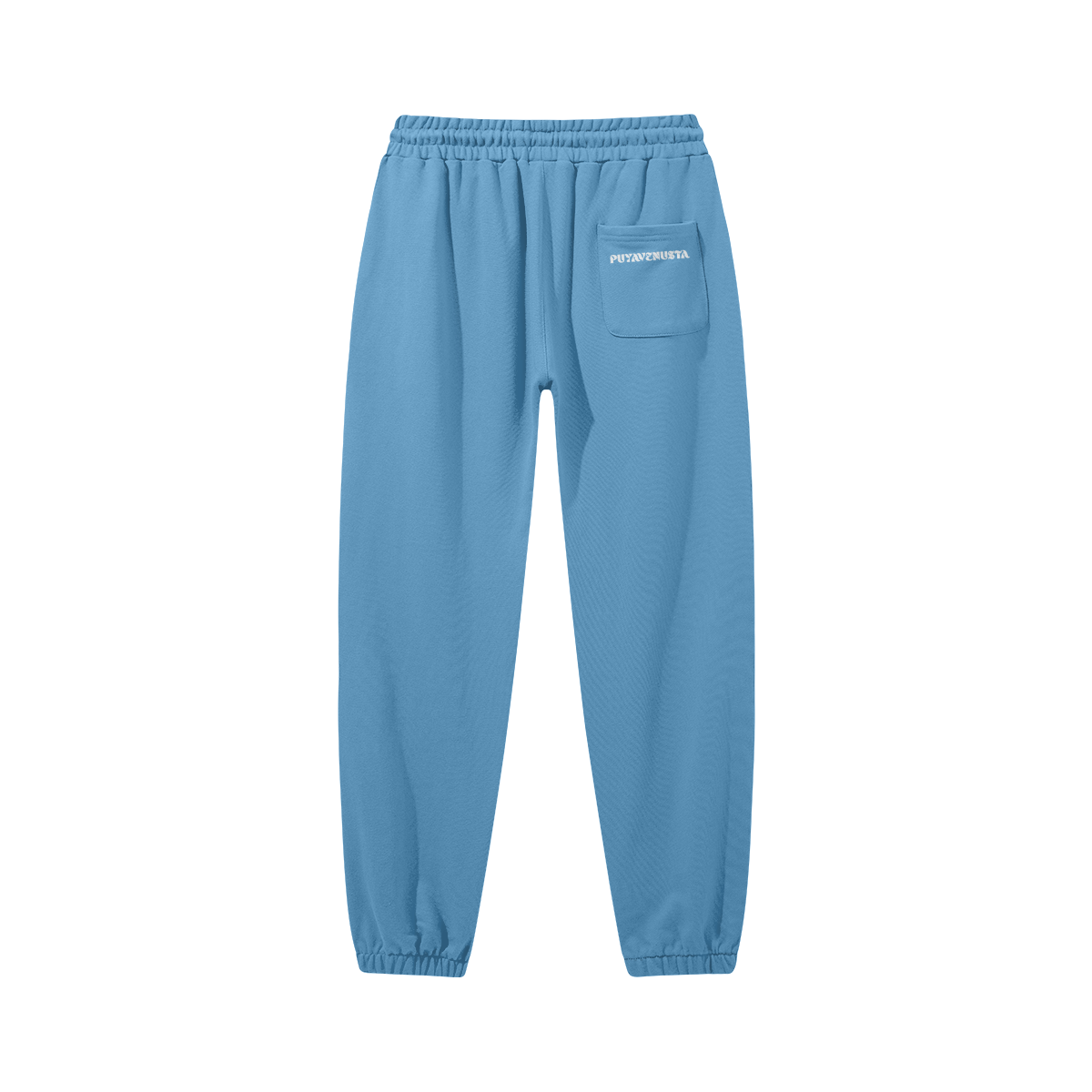 Heavyweight Baggy Sweatpants WHITE LOGO - PUYAVENUSTA