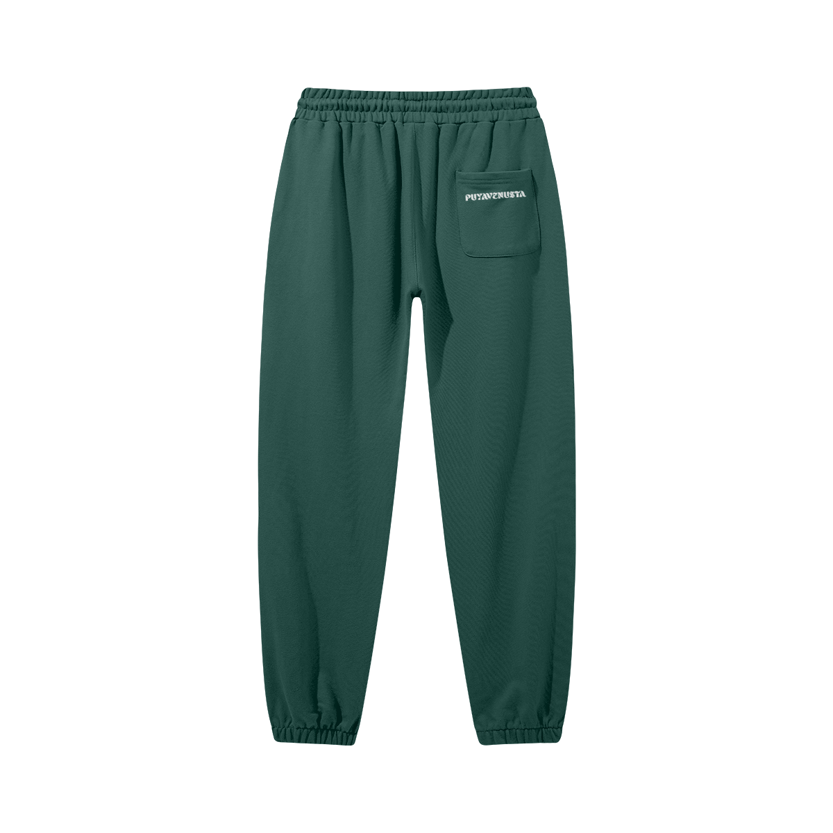 Heavyweight Baggy Sweatpants WHITE LOGO - PUYAVENUSTA