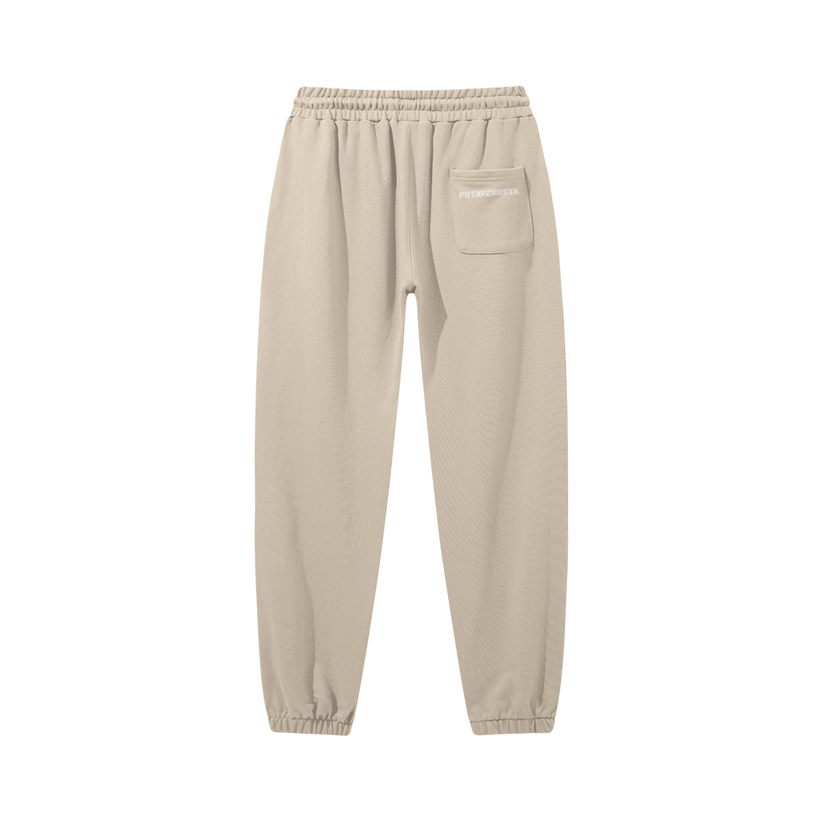 Heavyweight Baggy Sweatpants WHITE LOGO - PUYAVENUSTA