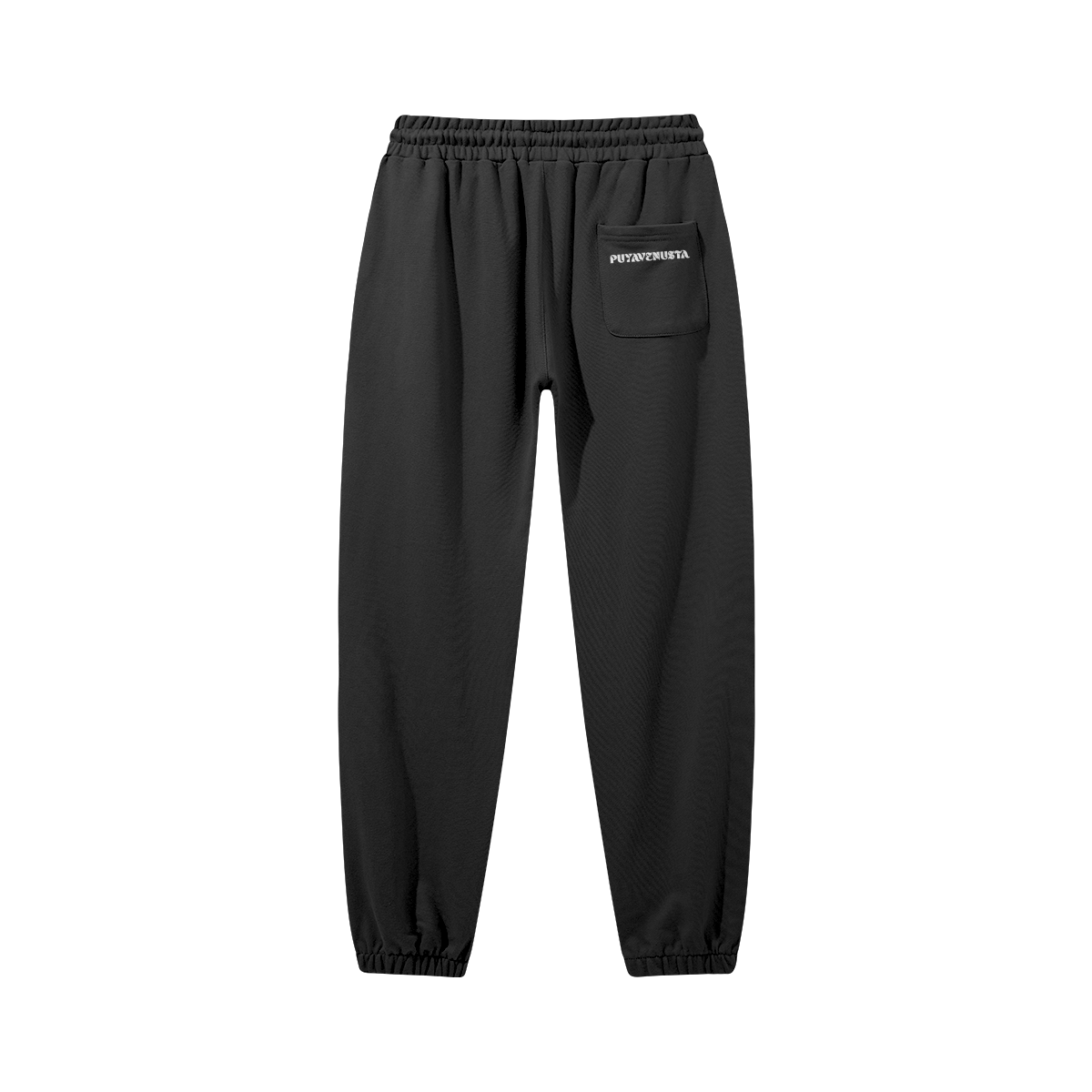 Heavyweight Baggy Sweatpants WHITE LOGO - PUYAVENUSTA