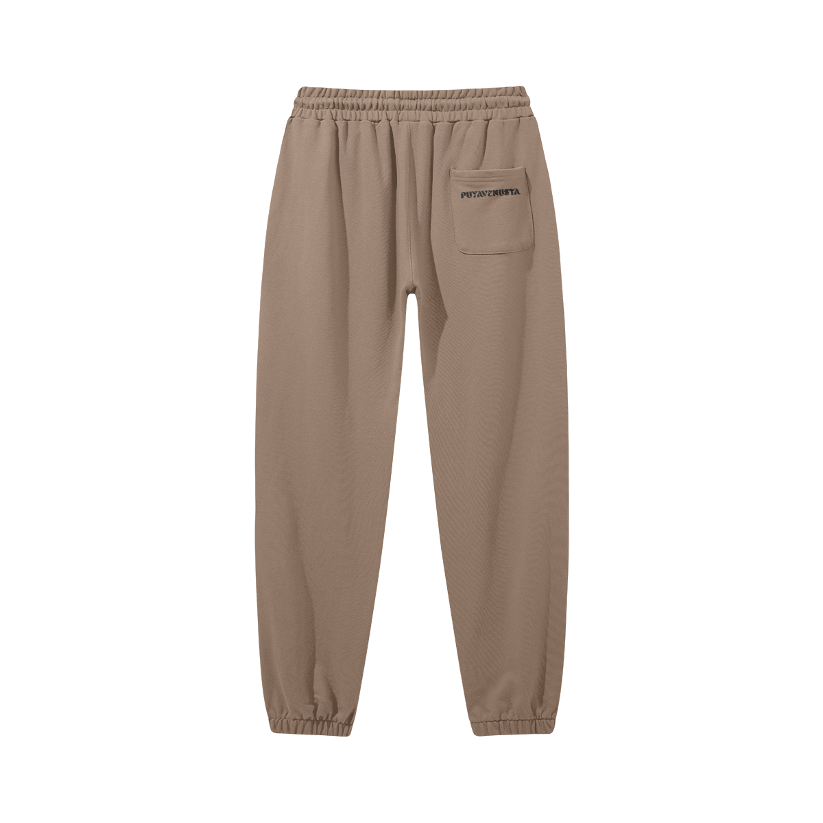 Heavyweight Baggy Sweatpants BLACK LOGO - PUYAVENUSTA