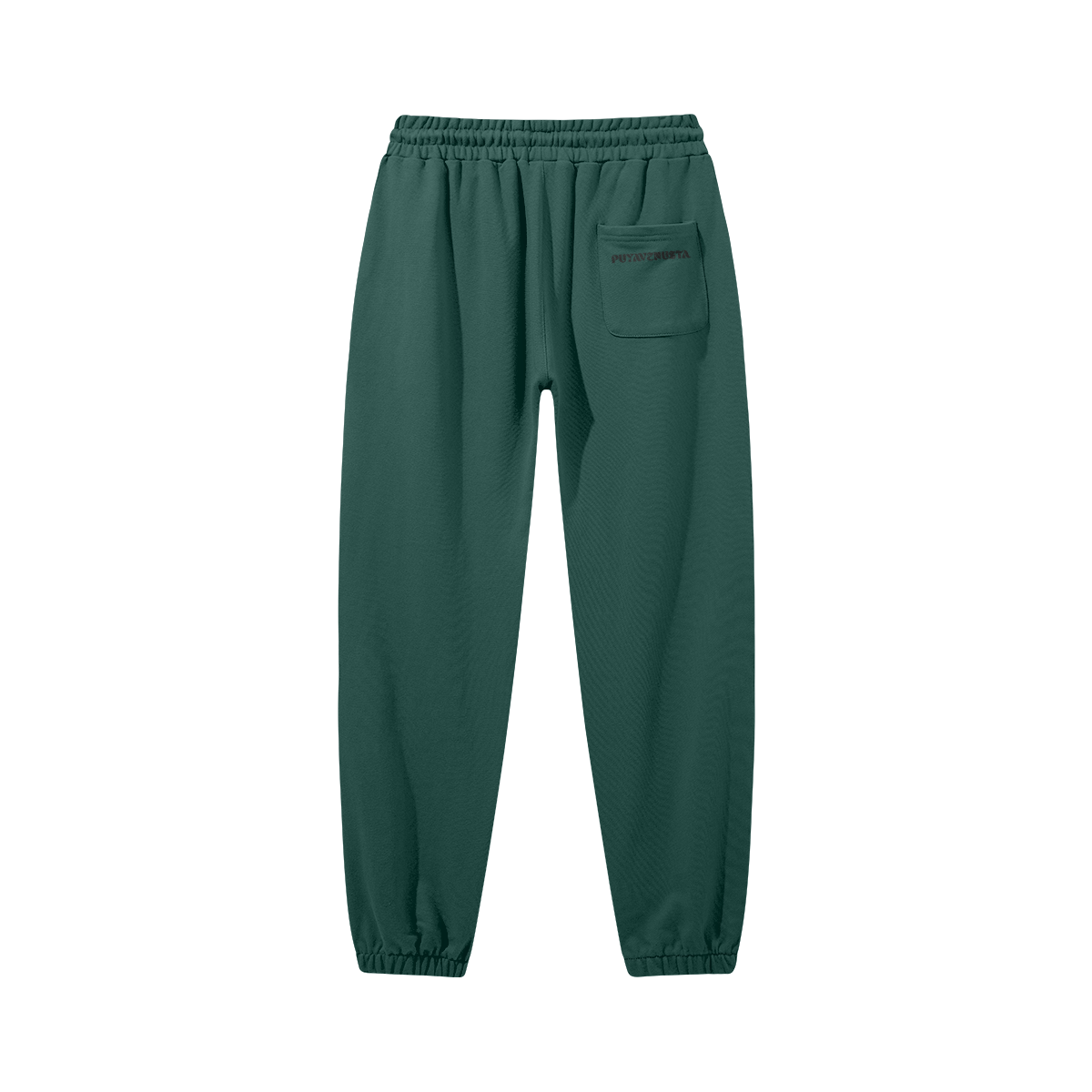Heavyweight Baggy Sweatpants BLACK LOGO - PUYAVENUSTA