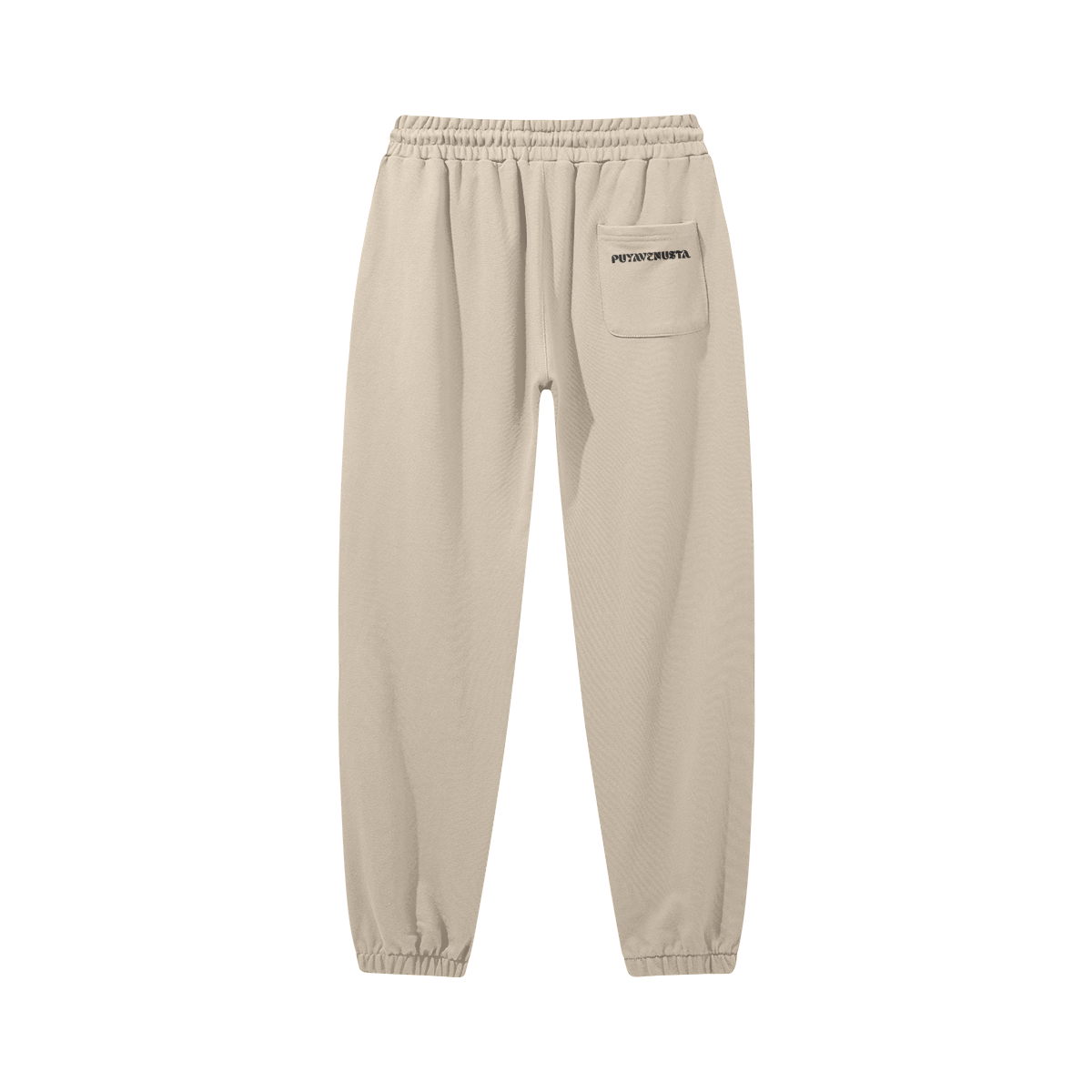 Heavyweight Baggy Sweatpants BLACK LOGO - PUYAVENUSTA