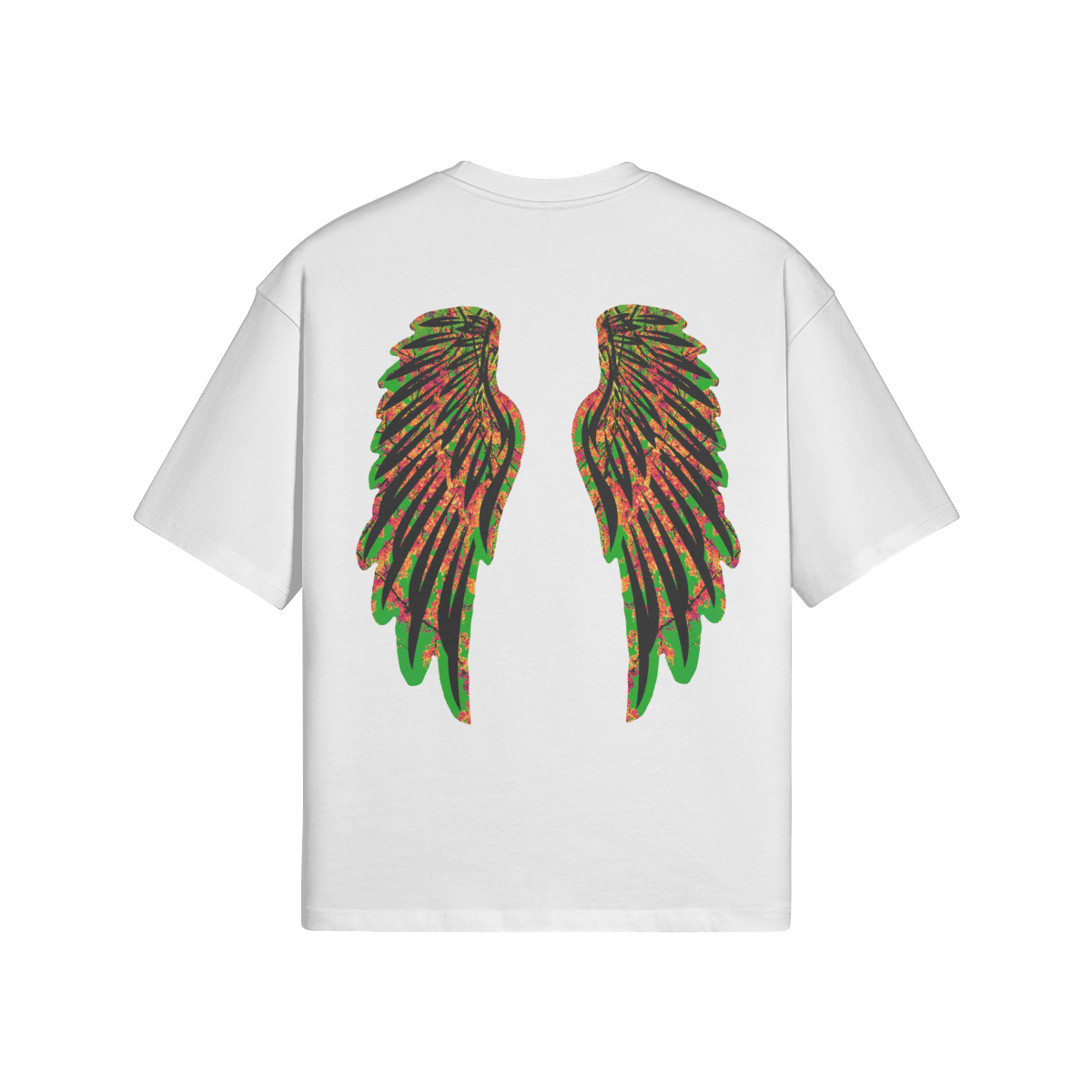 HAWLUCHITO OPEN WINGS x PUYAVENUSTA - PREMIUM COTTON BOXY T-SHIRT - PUYAVENUSTA