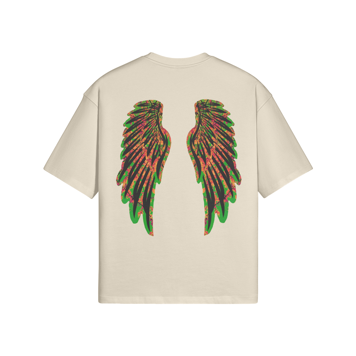 HAWLUCHITO OPEN WINGS x PUYAVENUSTA - PREMIUM COTTON BOXY T-SHIRT - PUYAVENUSTA