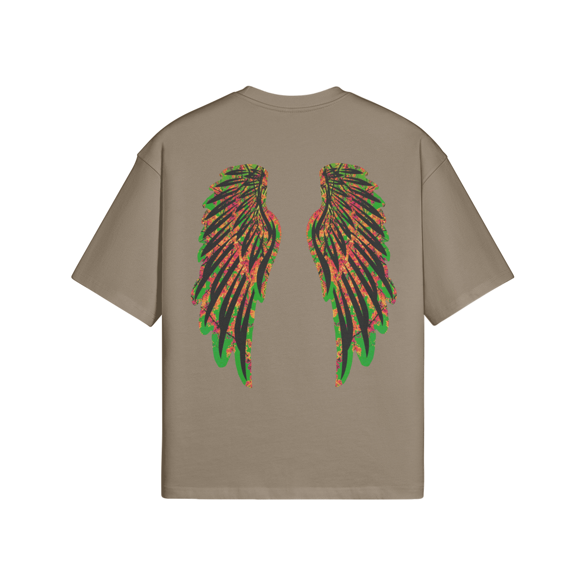 HAWLUCHITO OPEN WINGS x PUYAVENUSTA - PREMIUM COTTON BOXY T-SHIRT - PUYAVENUSTA