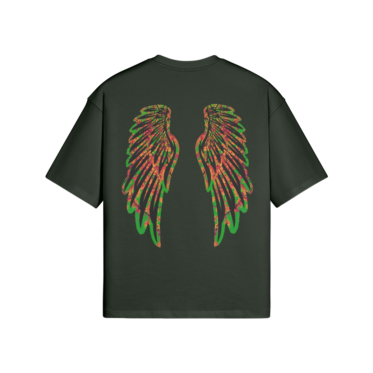 HAWLUCHITO OPEN WINGS x PUYAVENUSTA - PREMIUM COTTON BOXY T-SHIRT - PUYAVENUSTA