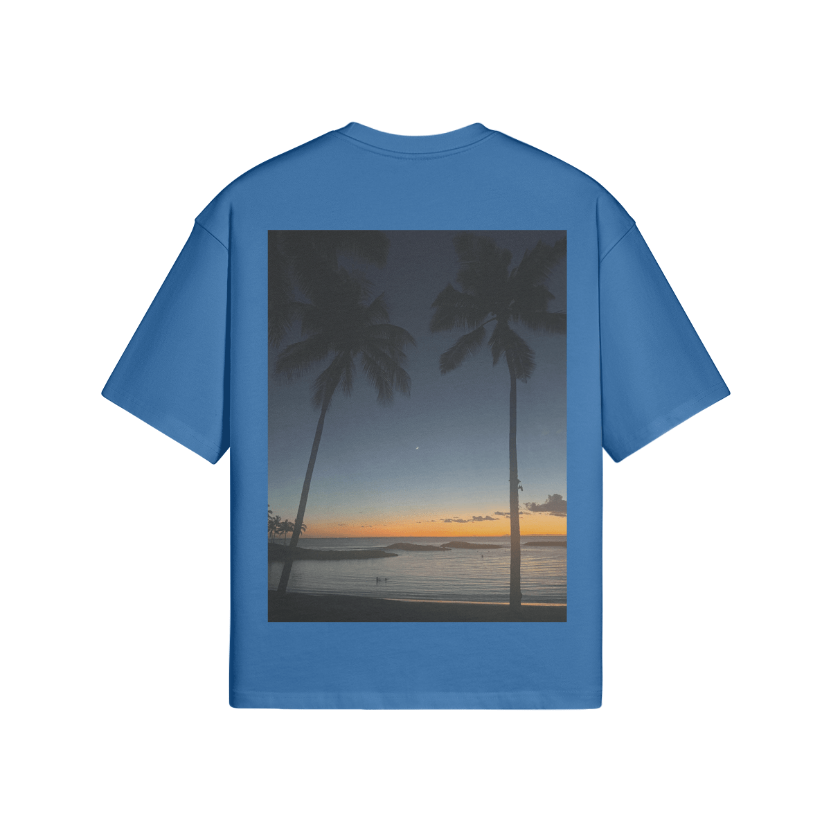 KO OLINA SUNSETS x PUYAVENUSTA - PREMIUM COTTON BOXY T-SHIRT - PUYAVENUSTA