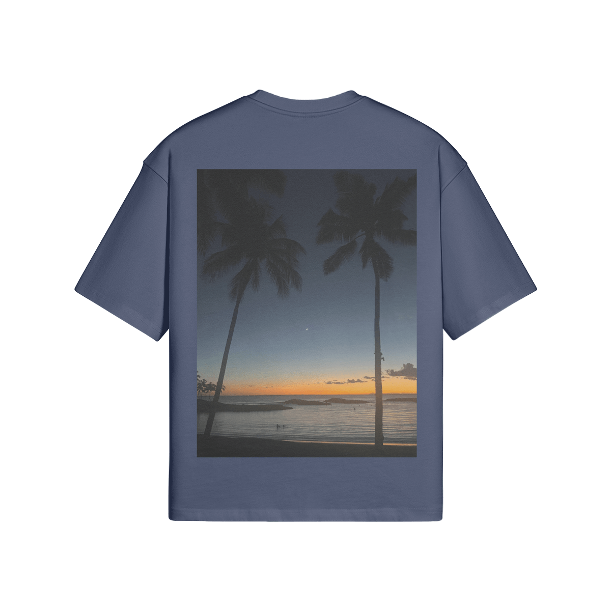 KO OLINA SUNSETS x PUYAVENUSTA - PREMIUM COTTON BOXY T-SHIRT - PUYAVENUSTA