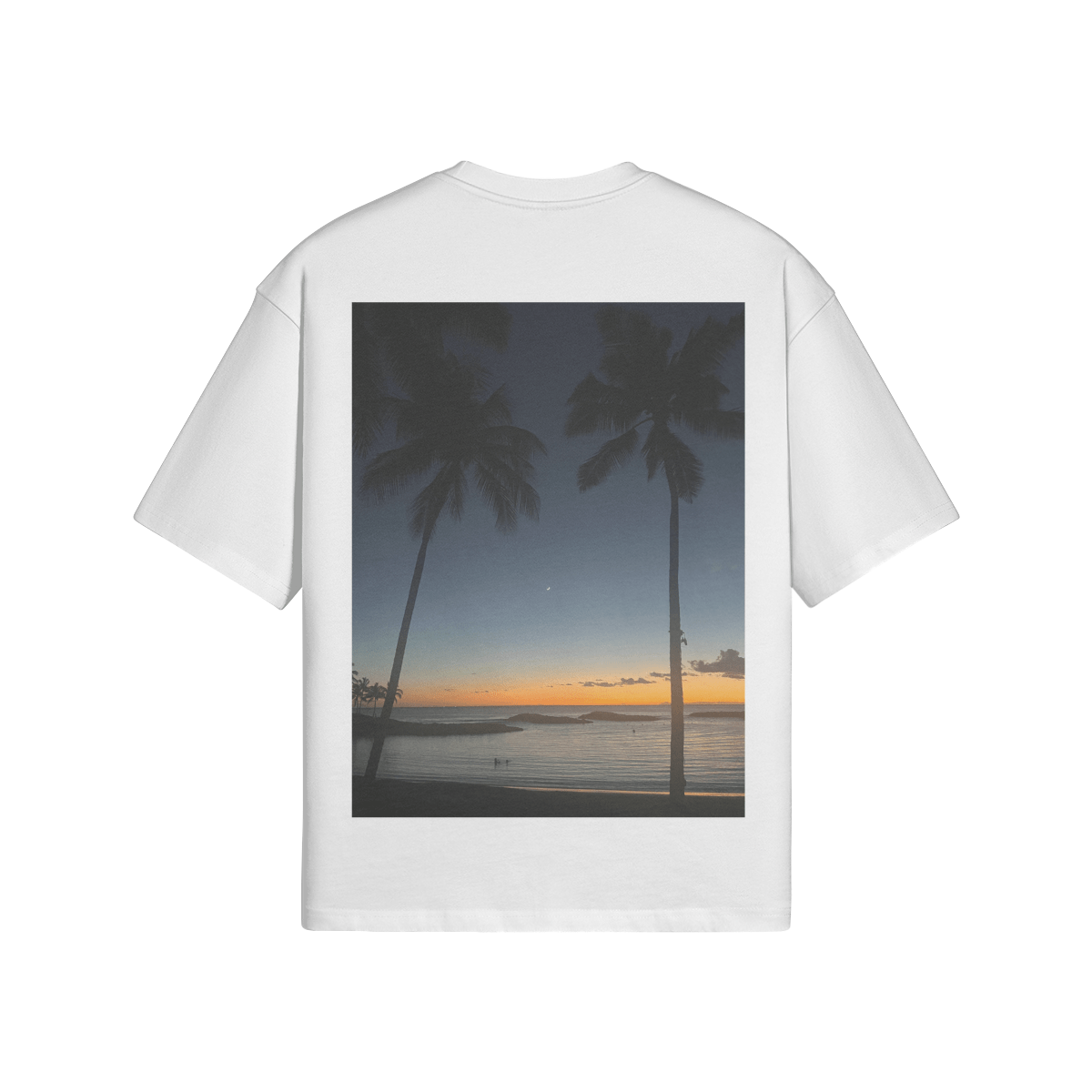 KO OLINA SUNSETS x PUYAVENUSTA - PREMIUM COTTON BOXY T-SHIRT - PUYAVENUSTA