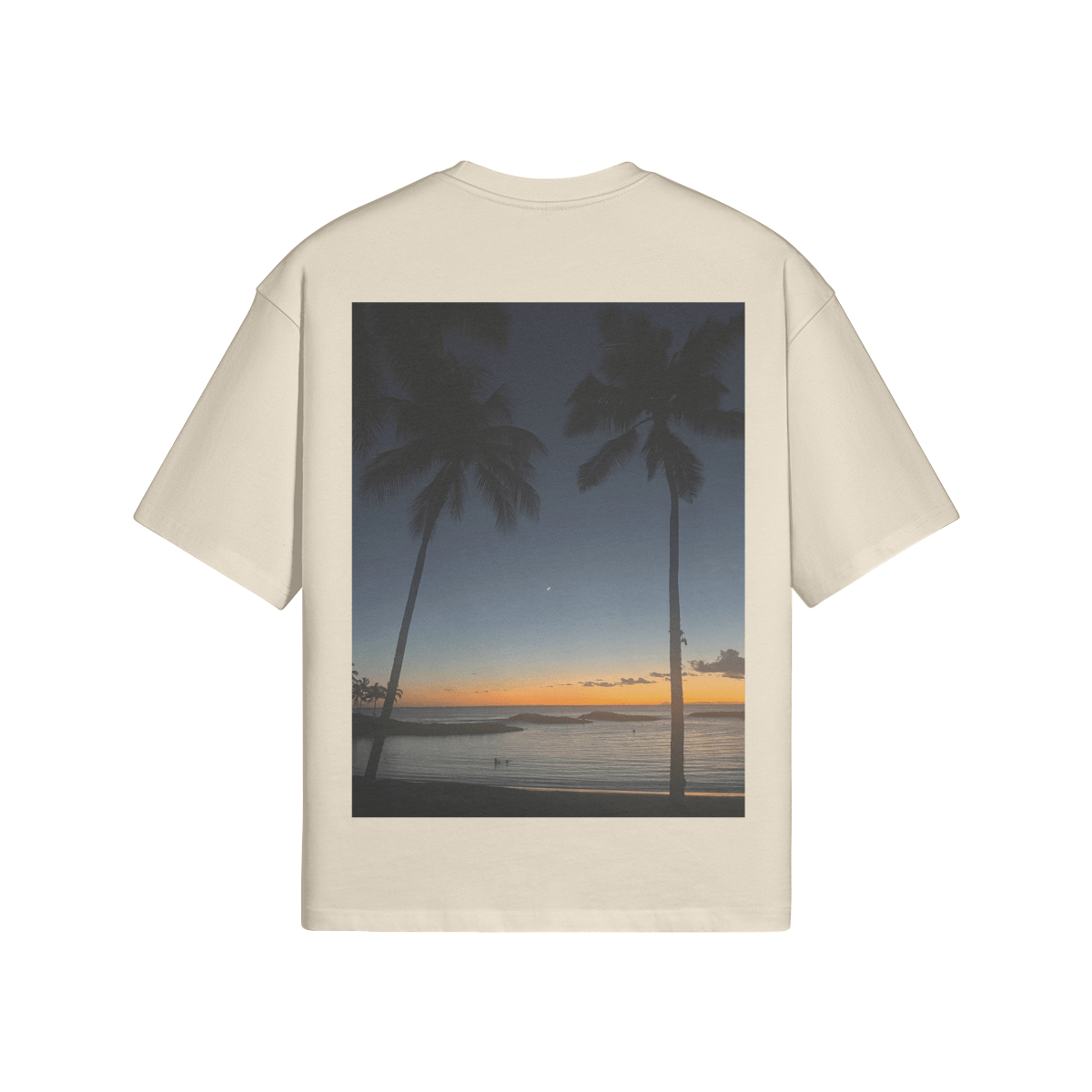 KO OLINA SUNSETS x PUYAVENUSTA - PREMIUM COTTON BOXY T-SHIRT - PUYAVENUSTA