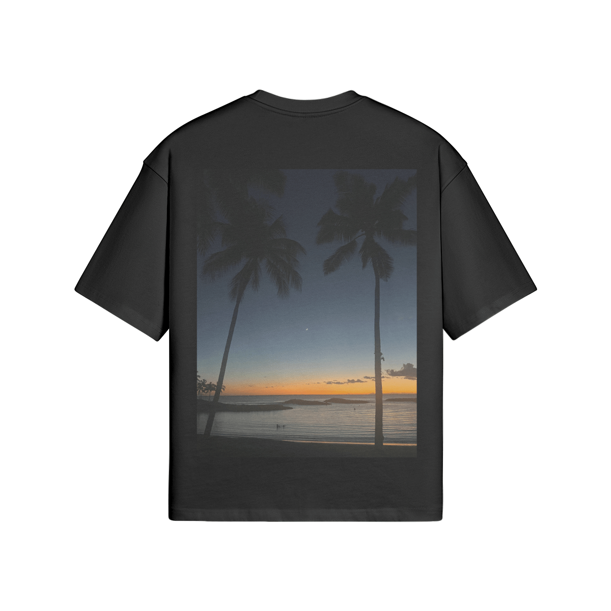 KO OLINA SUNSETS x PUYAVENUSTA - PREMIUM COTTON BOXY T-SHIRT - PUYAVENUSTA