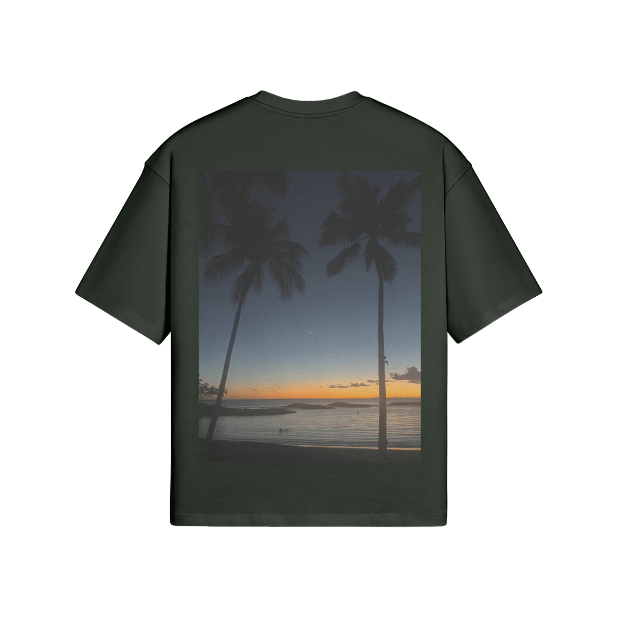KO OLINA SUNSETS x PUYAVENUSTA - PREMIUM COTTON BOXY T-SHIRT - PUYAVENUSTA