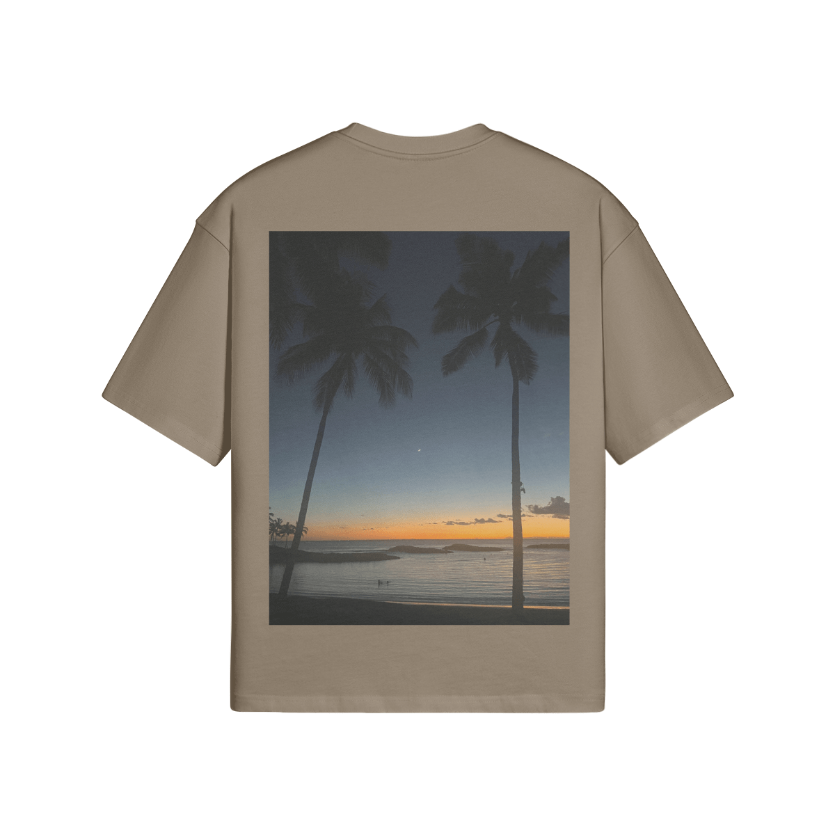 KO OLINA SUNSETS x PUYAVENUSTA - PREMIUM COTTON BOXY T-SHIRT - PUYAVENUSTA