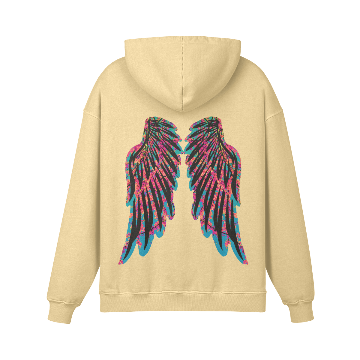 PUYAVENUSTA x RIO FLAMES WINGS - PREMIUM COTTON HOODIE - PUYAVENUSTA
