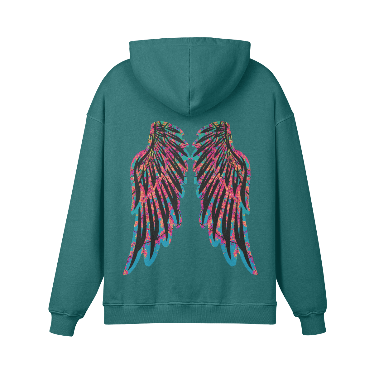PUYAVENUSTA x RIO FLAMES WINGS - PREMIUM COTTON HOODIE - PUYAVENUSTA