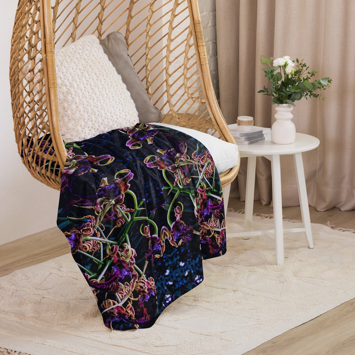 ORCHIDIA SHERPA BLANKET - PuyaVenusta