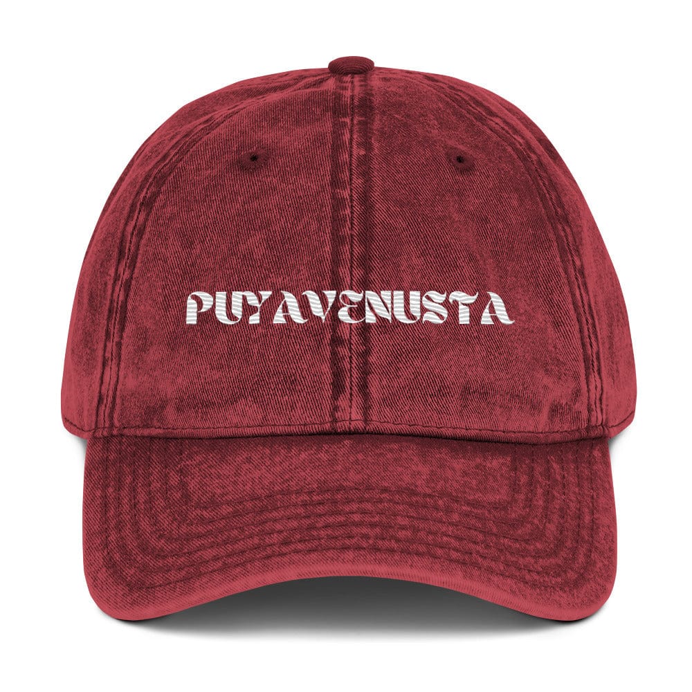 PUYAVENUSTA VINTAGE COTTON TWILL CAP - PuyaVenusta
