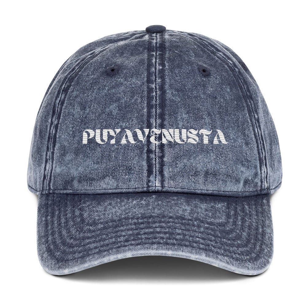 PUYAVENUSTA VINTAGE COTTON TWILL CAP - PuyaVenusta