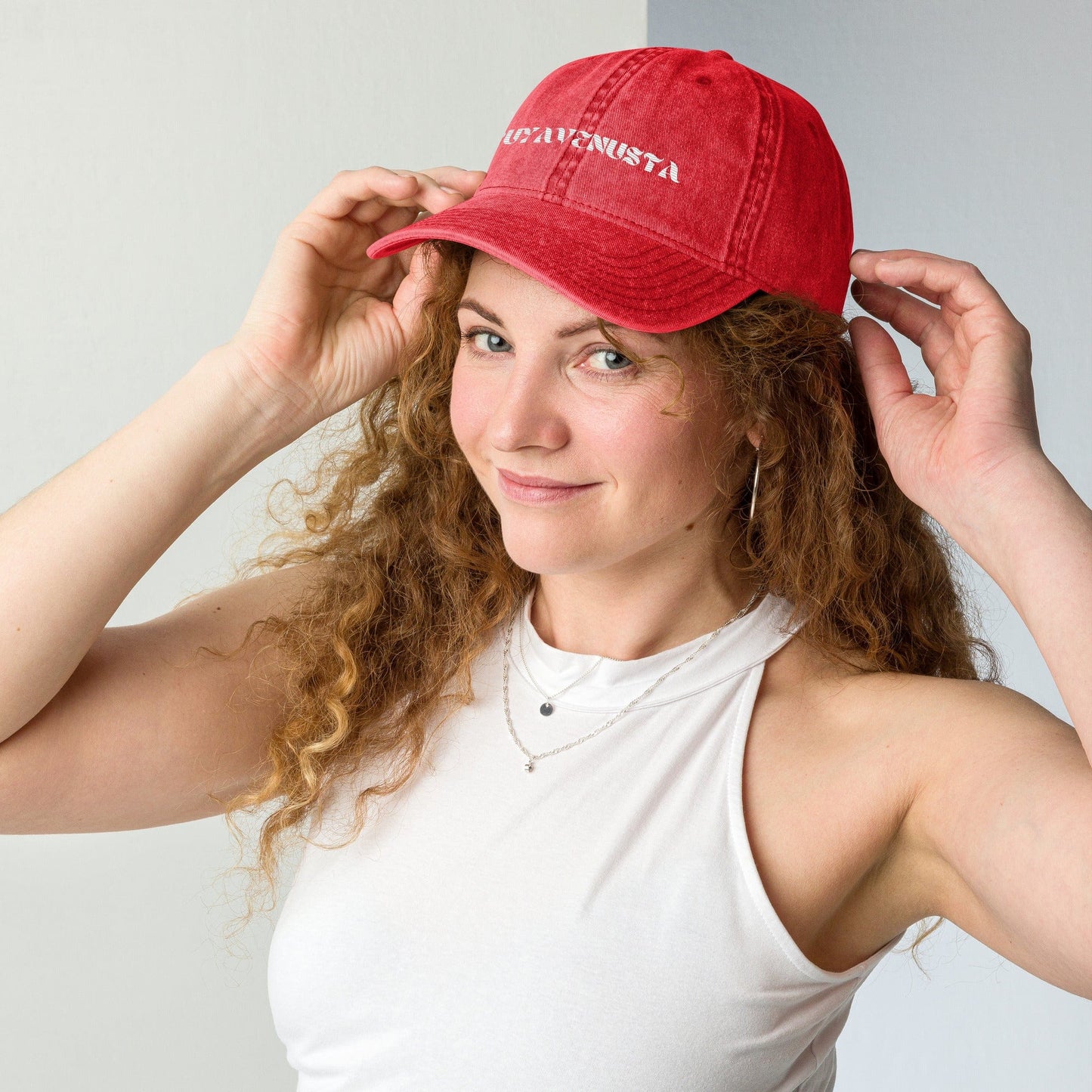 PUYAVENUSTA VINTAGE COTTON TWILL CAP - PuyaVenusta