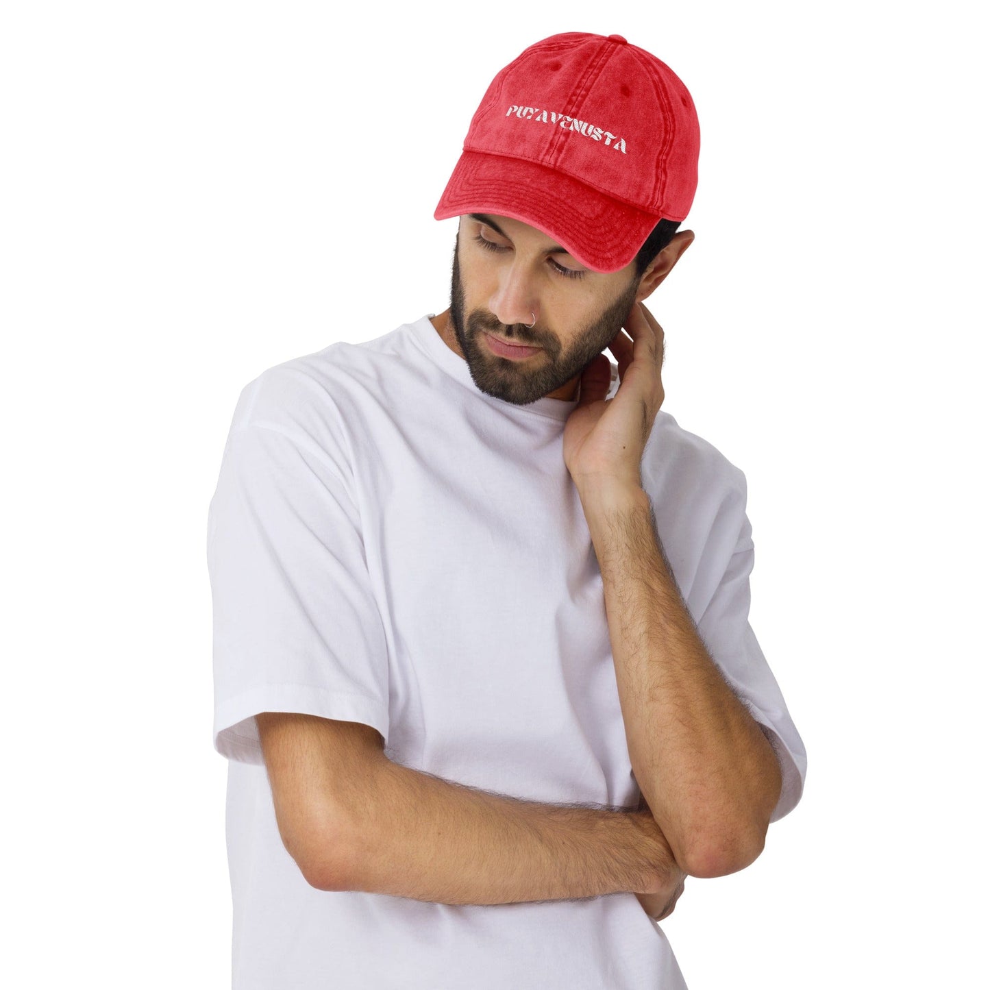 PUYAVENUSTA VINTAGE COTTON TWILL CAP - PuyaVenusta