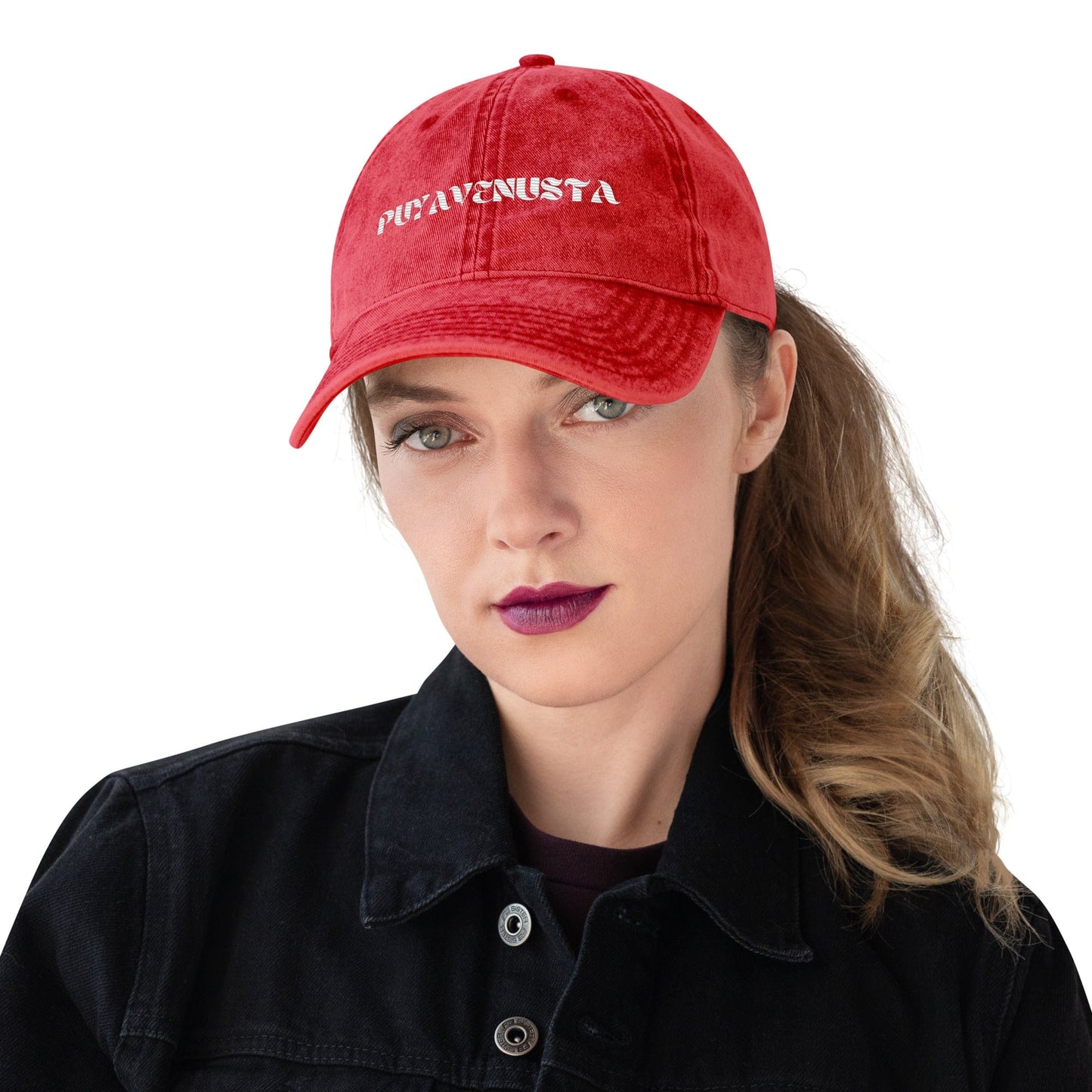 PUYAVENUSTA VINTAGE COTTON TWILL CAP - PuyaVenusta
