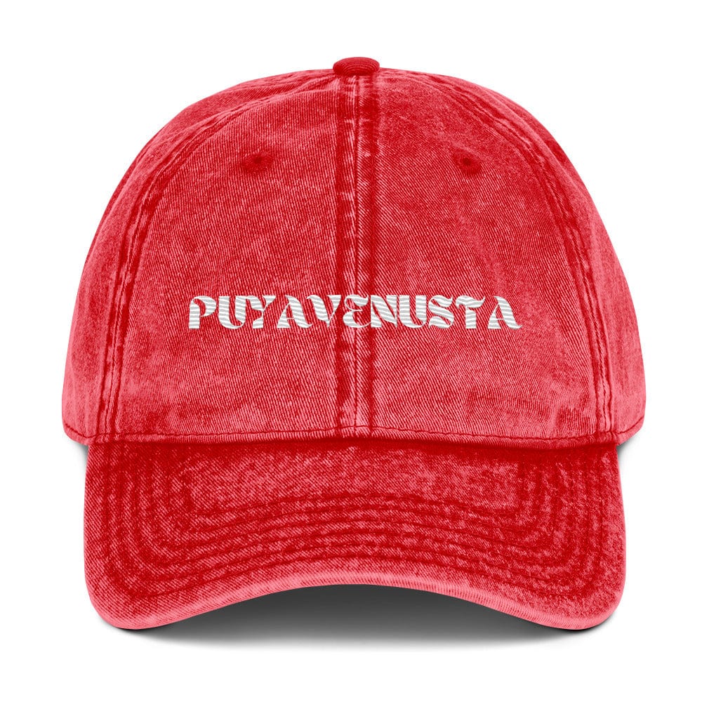 PUYAVENUSTA VINTAGE COTTON TWILL CAP - PuyaVenusta
