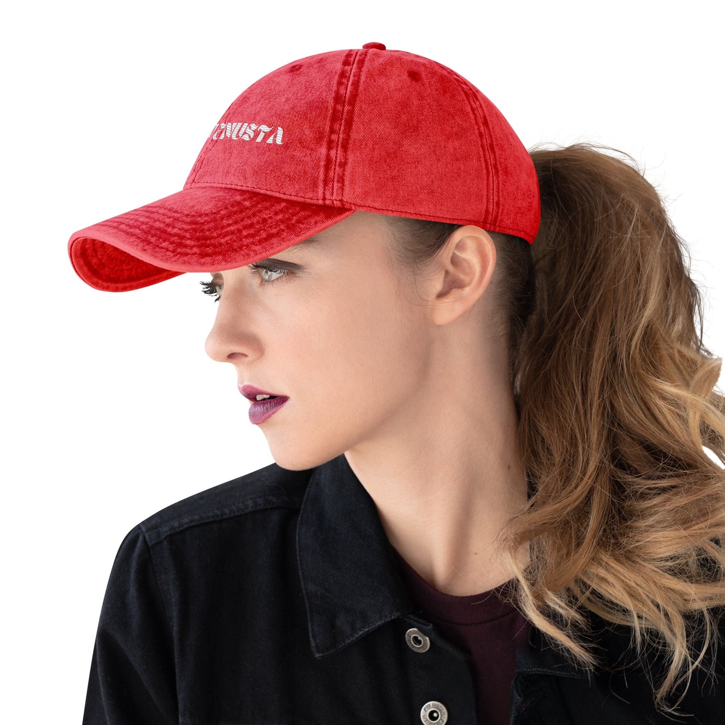 PUYAVENUSTA VINTAGE COTTON TWILL CAP - PuyaVenusta