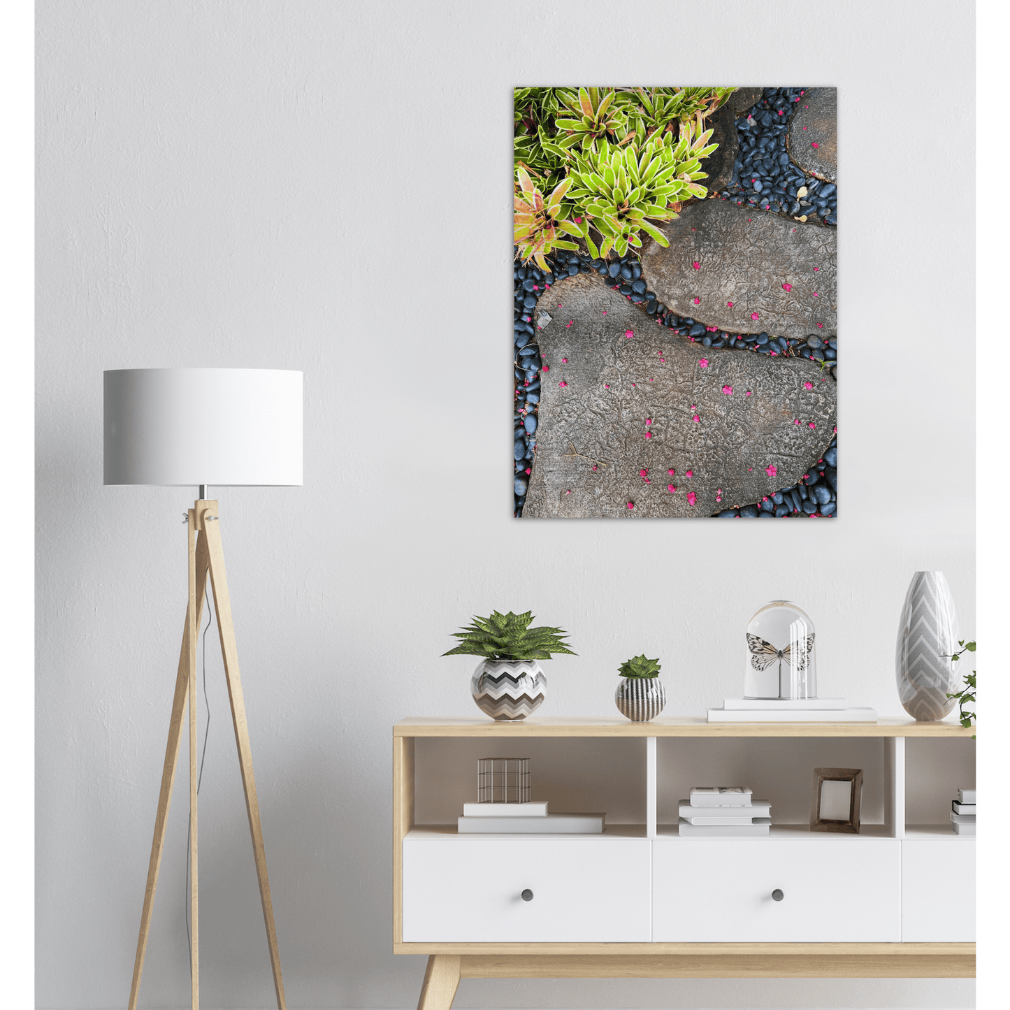 Steps in Paradise Brushed Aluminum Print