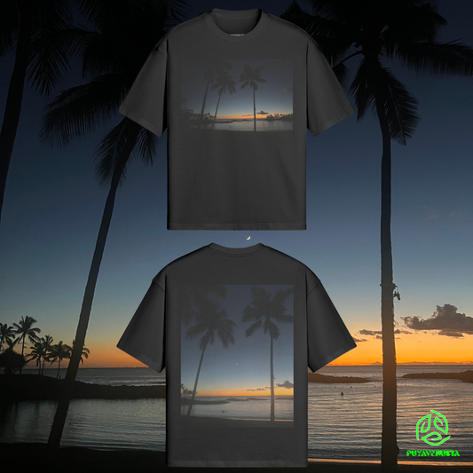 KO OLINA LAGOONS - PREMIUM COTTON BOXY T-SHIRT - PUYAVENUSTA