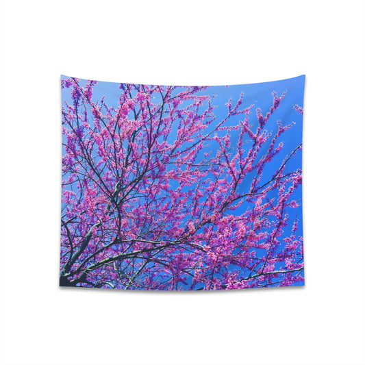 SAKURA TREES - Printed Wall Tapestry