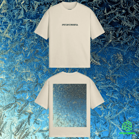 FROSTED SKIES x PUYAVENUSTA - PREMIUM COTTON BOXY T-SHIRT - PUYAVENUSTA